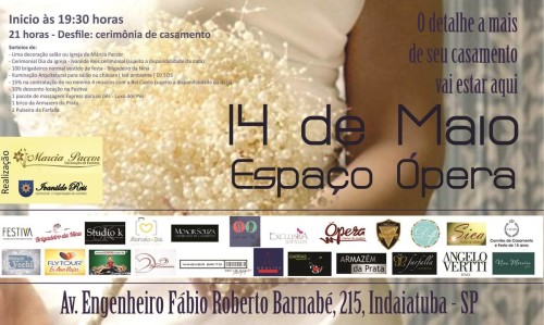 Ivanilde Reis evento Opera Indaiatuba Blog Favoritos noiva