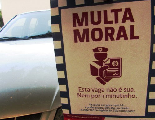 Multa moral campanha iniciativa Shopping Hortolandia Blog Favoritos
