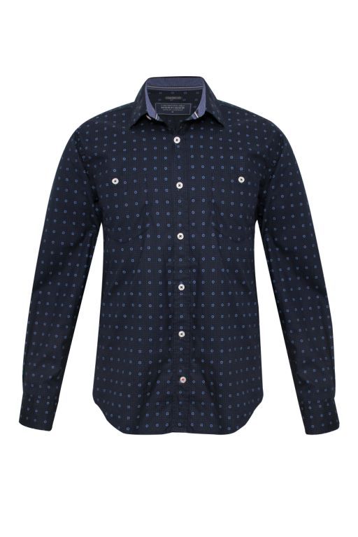 camisa azul renner