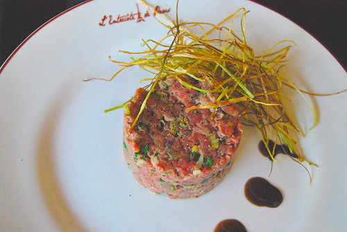 Tartar L'Entrecôte de Paris Campinas Blog Favoritos receitas de Chef