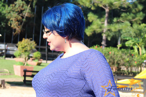 Look de blogueira e meu cabelo azul bic no almoço do Tulha Gourmet Terapia da Beleza by Vanice Indaiatuba Blog Favoritos (4)