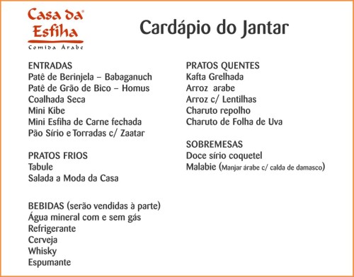 II Jantar Árabe da ONG Bolha da Sabão Indaiatuba Blog Favoritos