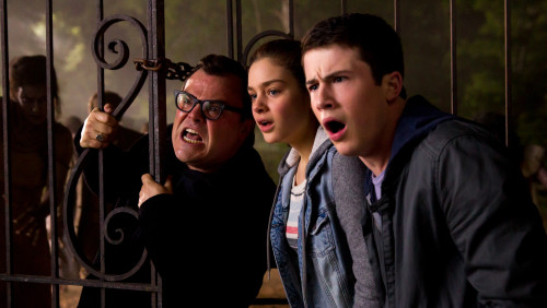The foursome are surrounded by Ghouls