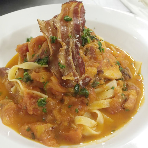 Receitas do Chef Fettuccine Alla Matriciana Les Deux Blog Favoritos