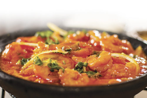 Principal Jantar: Moqueca de camarão